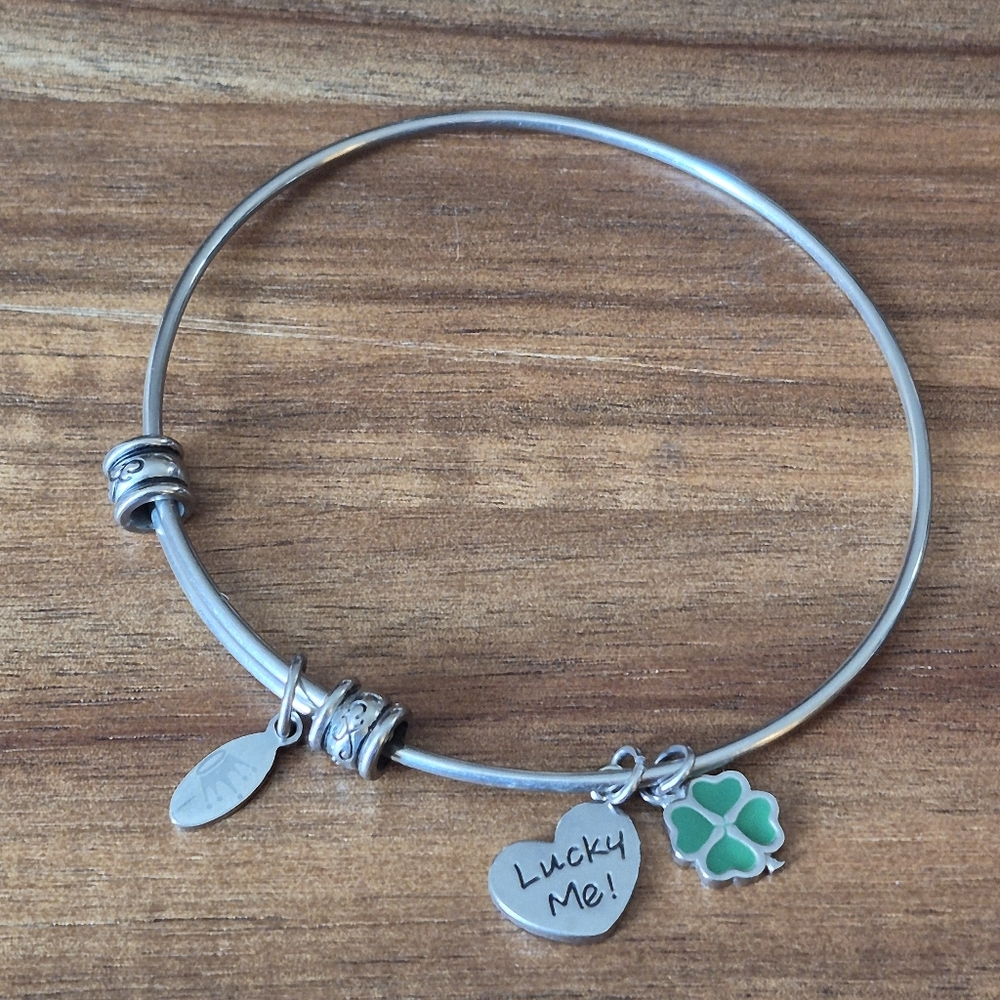 Celebrate Life Shamrock Charm Bracelet